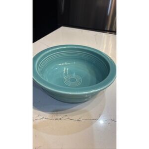 Homer Laughlin Fiestaware Turquoise 7 inch Cereal Bowl HLC USA